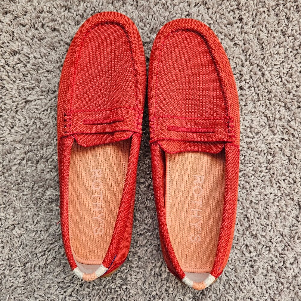 Rothy's Women's The Driver in size 10, color orange
